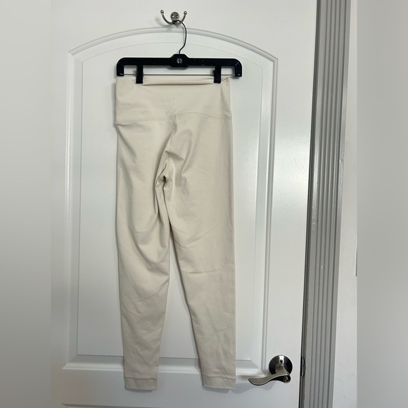 Set Active Luxform High Rise Leggings Color Blanc Cream Size Medium Athleisure - Picture 3 of 10